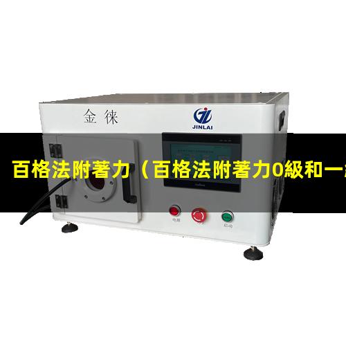 百格法附著力